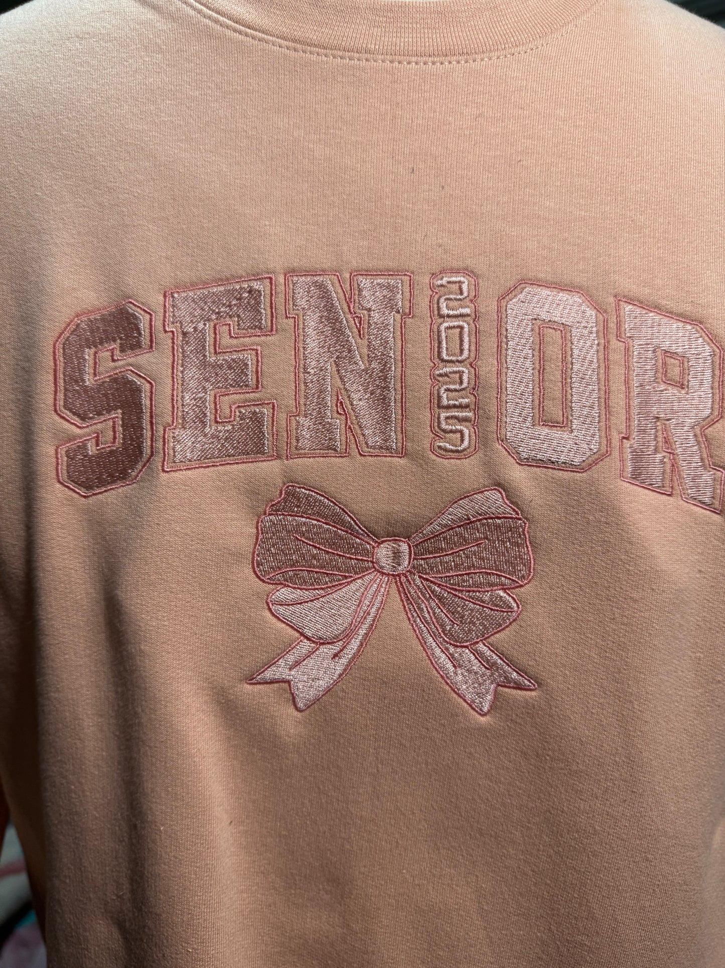 Senior 2025 Embroidery Crewneck